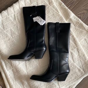 NWT Zara cowboy boots